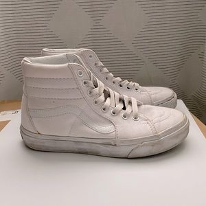 White Vans Sk8-hi